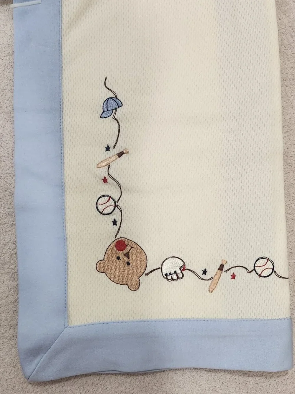 Rumble Tumble - Baby Boys' 4-Pc Baseball Blanket Set